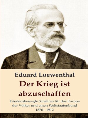 cover image of Der Krieg ist abzuschaffen
